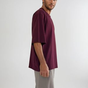 Plain Tshirt Bordeaux